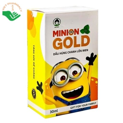 Dầu húng chanh Minion Gold hỗ trợ tăng đề kháng cho trẻ