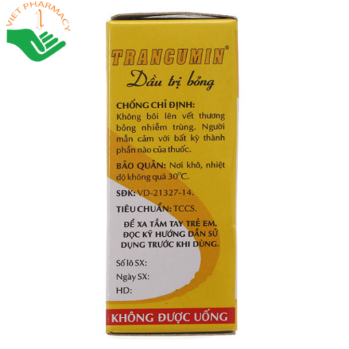 Dầu trị bỏng Tracumin OPC