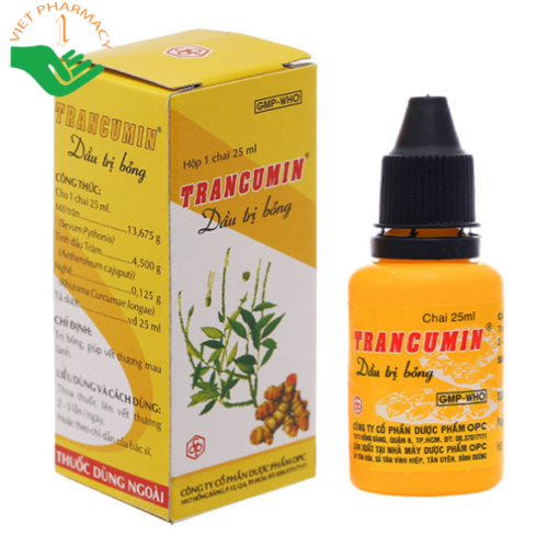 Dầu trị bỏng Tracumin OPC