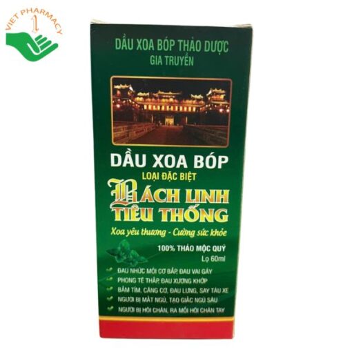 Dầu xoa bóp thảo dược gia truyền Bách Linh Tiêu Thống