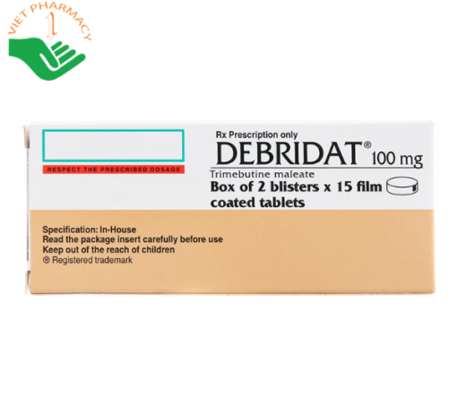 Debridat 100mg trị triệu chứng đau đường tiêu hóa