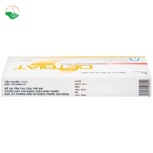 Detriat 100Mg - Trị chứng đau, khó chịu đường ruột