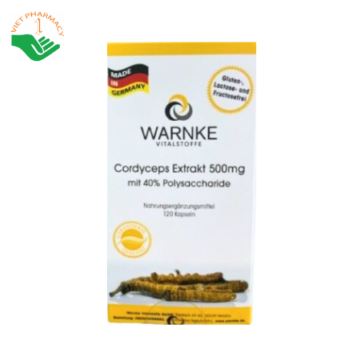 Viên uống Đông trùng hạ thảo Warnke Cordyceps Extrakt 500mg