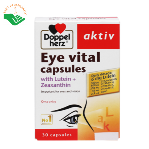 Viên uống bổ mắt Doppelherz Aktiv Eye Vital Capsules