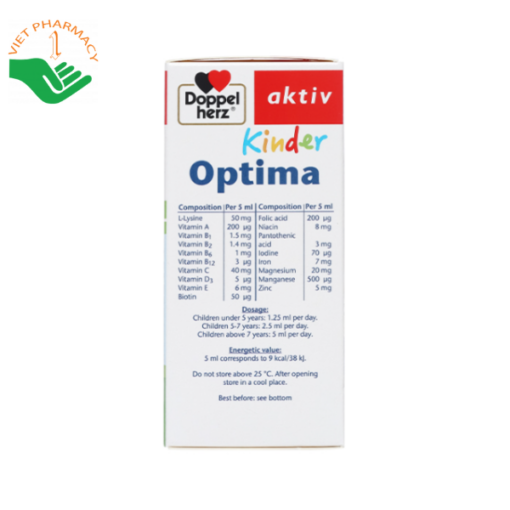 Doppelherz Aktiv Kinder Multivitamin Syrup With L- Lysine