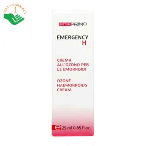 Dottorprimo Emergency H - hỗ trợ làm dịu da khi vùng hậu môn bị trĩ