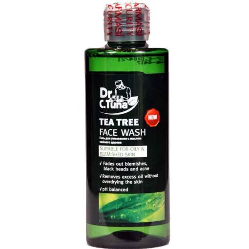 Gel rửa mặt hỗ trợ trị mụn Dr. C.Tuna Tea Tree Face Wash