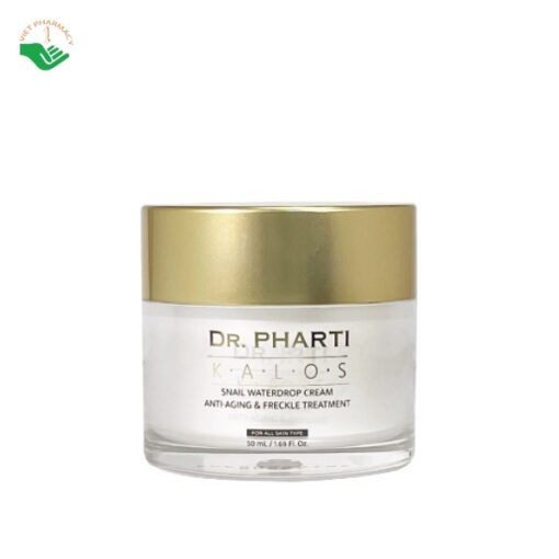 Kem dưỡng da chống lão hóa & trị ​​tàn nhang Dr.Pharti Kalos Snail Waterdrop Cream Anti-Aging & Freckle Treatment