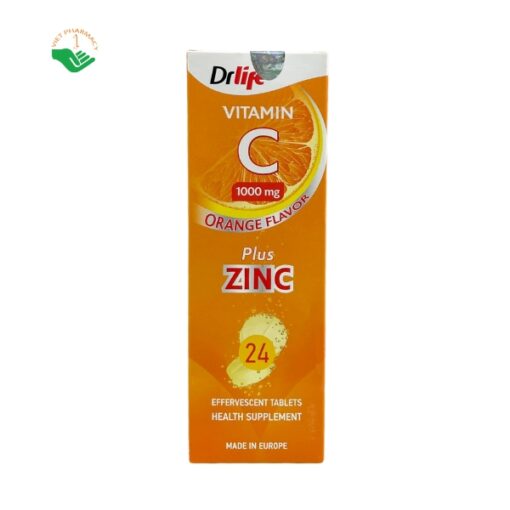 Viên sủi vitamin C Drlife Vitamin C 1000mg Plus Zinc