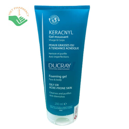 Ducray Keracnyl Foaming Gel 200ml