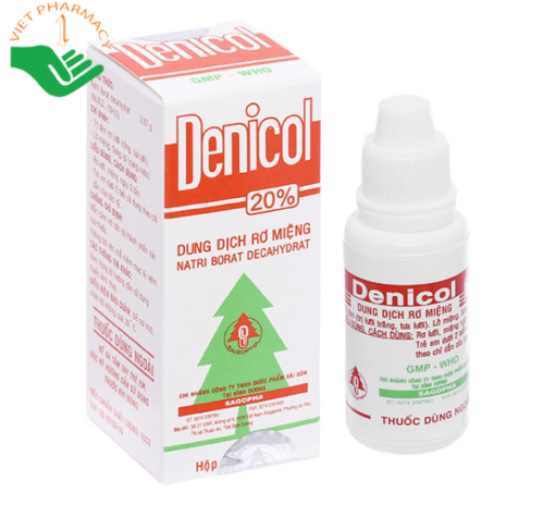 Dung dịch rơ miệng Denicol 20%