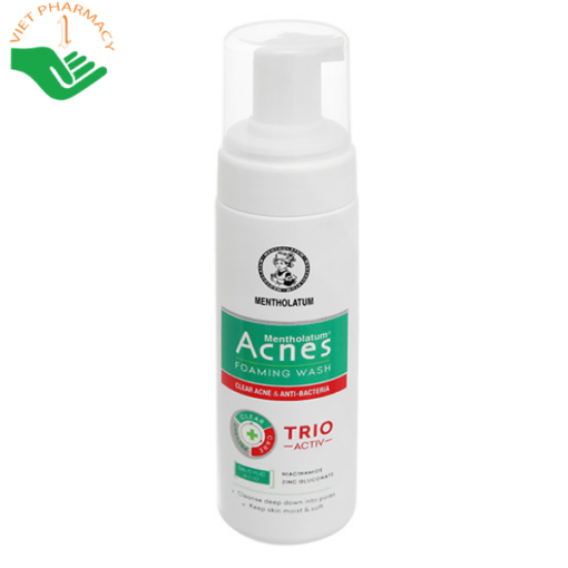 Dung dịch tạo bọt Acnes Trio Activ ngăn ngừa mụn