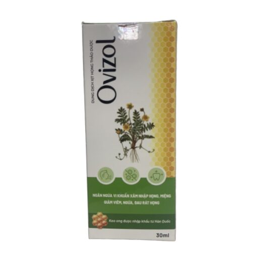 Dung dịch xịt họng thảo dược Ovizol 30ml