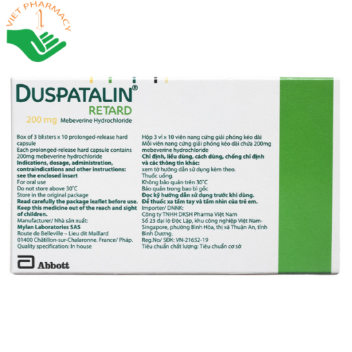 Duspatalin Retard 200mg