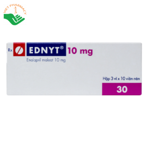 Ednyt 10mg - Điều trị tăng huyết áp, suy tim, dự phòng thiếu máu mạch vành.