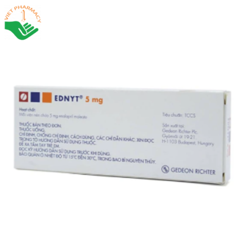 Ednyt 5mg - Điều trị tăng huyết áp, suy tim