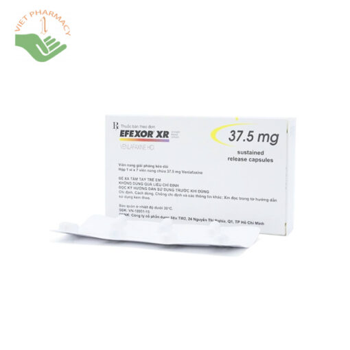 Thuốc Venlafaxine Hcl Efexor XR 37.5mg