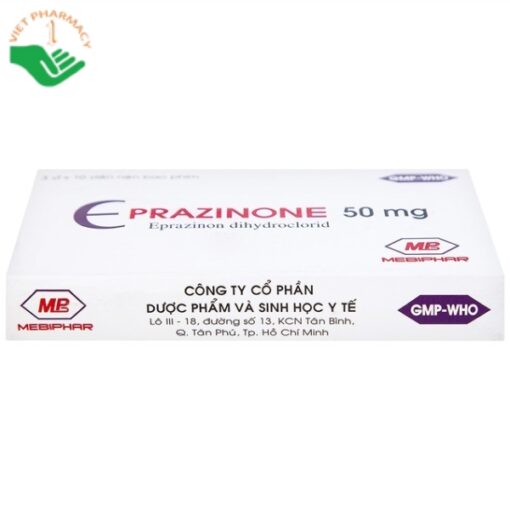 Eprazinone 50mg điều trị viêm phế quản, suy hô hấp