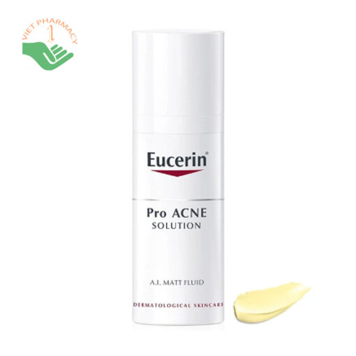 Kem giúp kiểm soát dầu Eucerin Acne- Oil Control Proacne Solution A.I. Matt Fluid 50ml