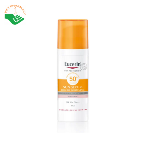 Tinh chất chống nắng dưỡng trắng da Eucerin Sun Double Whitening Serum SPF 50+