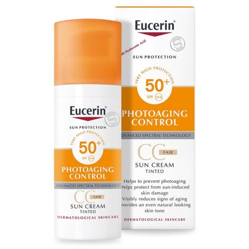 Kem chống nắng Eucerin Tinted Photoaging Control CC Fair SPF 50+