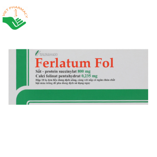 Ferlatum Fol- Dung dịch uống phòng ngừa và trị thiếu sắt