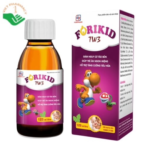 Forikid TW3 hỗ trợ tăng cường tiêu hóa cho trẻ