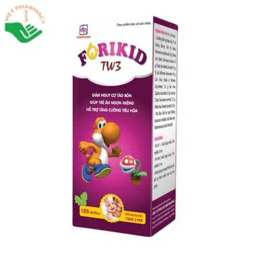 Forikid TW3 hỗ trợ tăng cường tiêu hóa cho trẻ