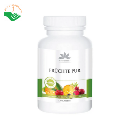 Viên uống hỗ trợ bổ sung Vitamin Herba Direkt Fruchte Pur