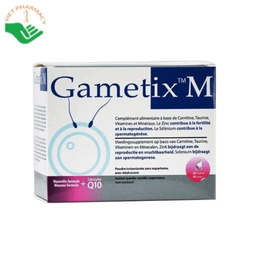 Gametix M hỗ trợ tăng cường khả năng thụ thai cho nam giới