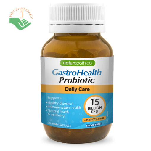 Viên uống hỗ trợ sức khỏe hệ tiêu hóa và miễn dịch Gastrohealth Probiotic Daily Care 30 viên