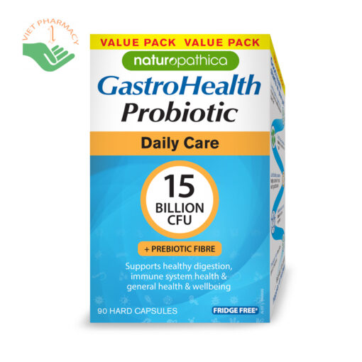 Viên uống hỗ trợ sức khỏe hệ tiêu hóa và miễn dịch Gastrohealth Probiotic Daily Care 30 viên