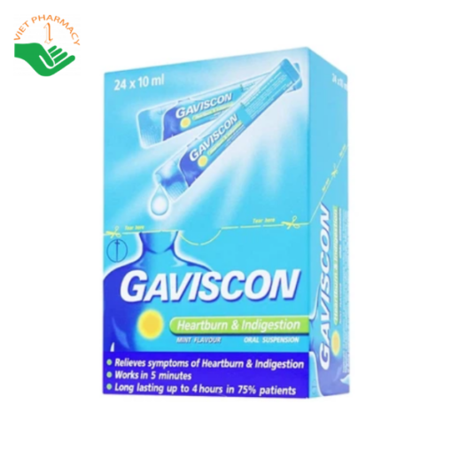 Thuốc trị trào ngược dạ dày Gaviscon 10ml