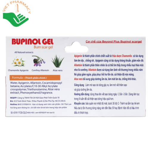 Gel chăm sóc bỏng, sẹo bỏng Beyond Plus Bupinol