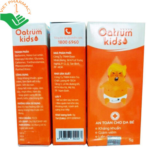 Kem bôi da Oatrum Kids Gel 20g giúp bé lành da, kháng khuẩn