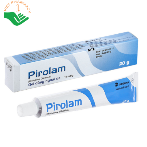 Gel thuốc Pirolam Medana điều trị các bệnh nấm da, nấm móng