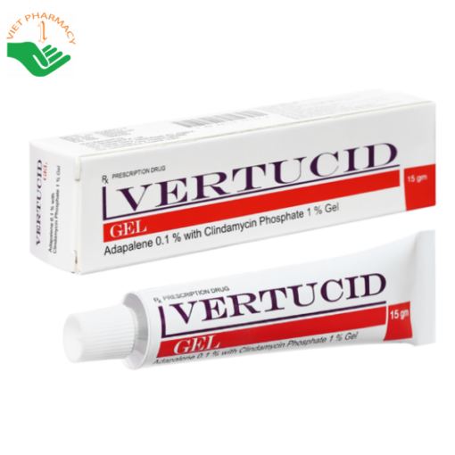 Gel trị mụn trứng cá, mụn mủ Vertucid