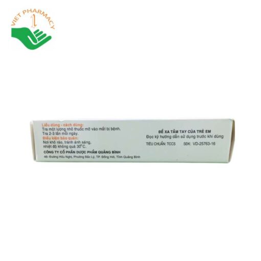 Gentamicin 0.3% (Hộp 1 tuýp 5g)