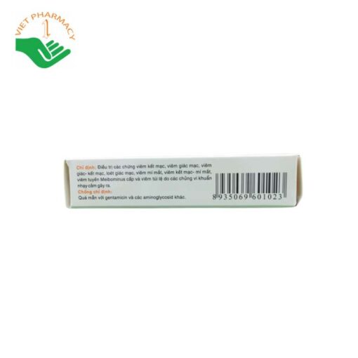 Gentamicin 0.3% (Hộp 1 tuýp 5g)