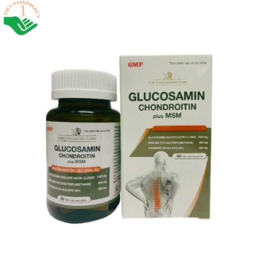 Viên nén Glucosamin Chondroitin Plus Msm