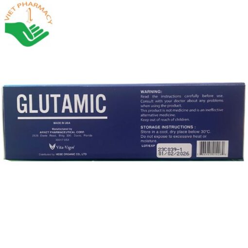 Thực phẩm bảo vệ sức khỏe Glutamic