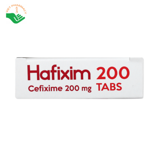 Hafixim 200 Tabs - Trị nhiễm khuẩn do vi khuẩn nhạy cảm