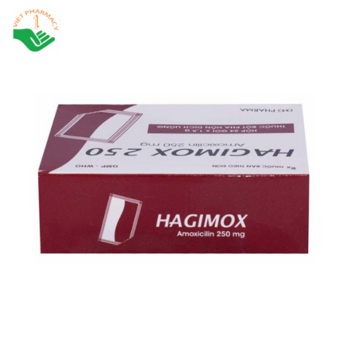 Thuốc bột pha hỗn dịch uống Hagimox 250