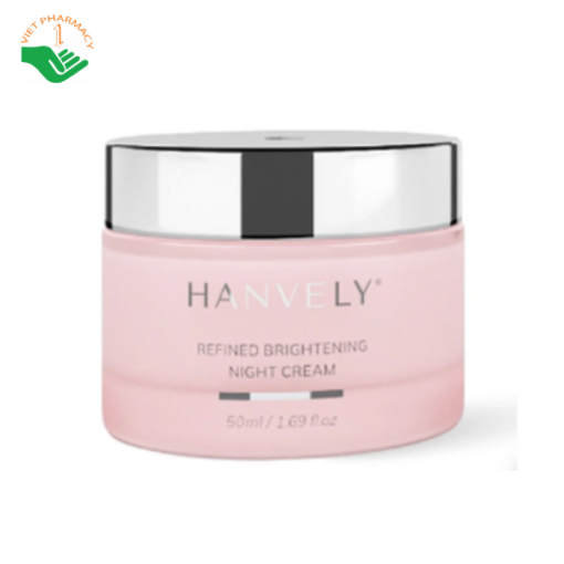 Kem giảm nám, sáng da ban đêm Hanvely Refined Brightening Night Cream