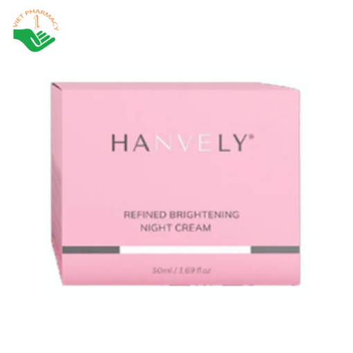 Kem giảm nám, sáng da ban đêm Hanvely Refined Brightening Night Cream