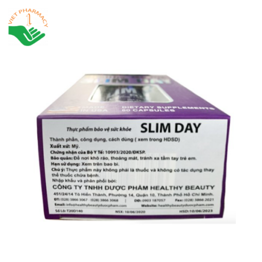 Viên uống giảm cân ban ngày Healthy Beauty Slim Day