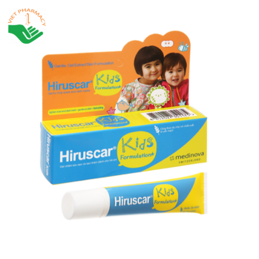 Kem hỗ trợ trị sẹo dành cho trẻ em Hiruscar Kids Formulation 10g