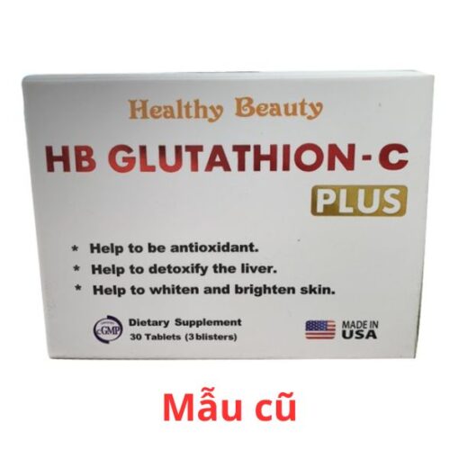 Hỗ trợ ngăn lão hóa da Healthy Beauty HB Glutathion- C Plus