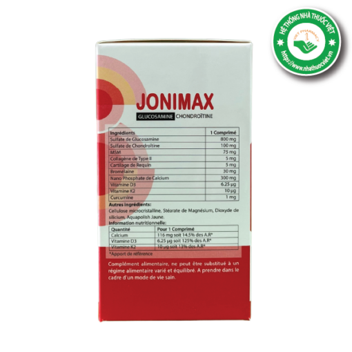 Viên hỗ trợ xương khớp JONIMAX KenPharma (Hộp 1 chai 60 viên)