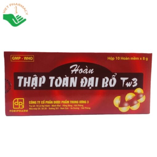 Hoàn Thập Toàn Đại Bổ hỗ trợ bổ xung khí huyết